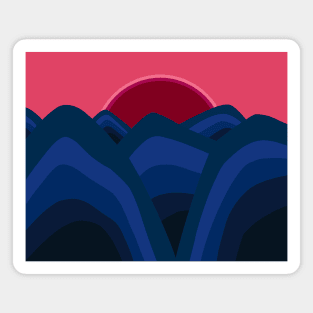 Mountain Range Magnet